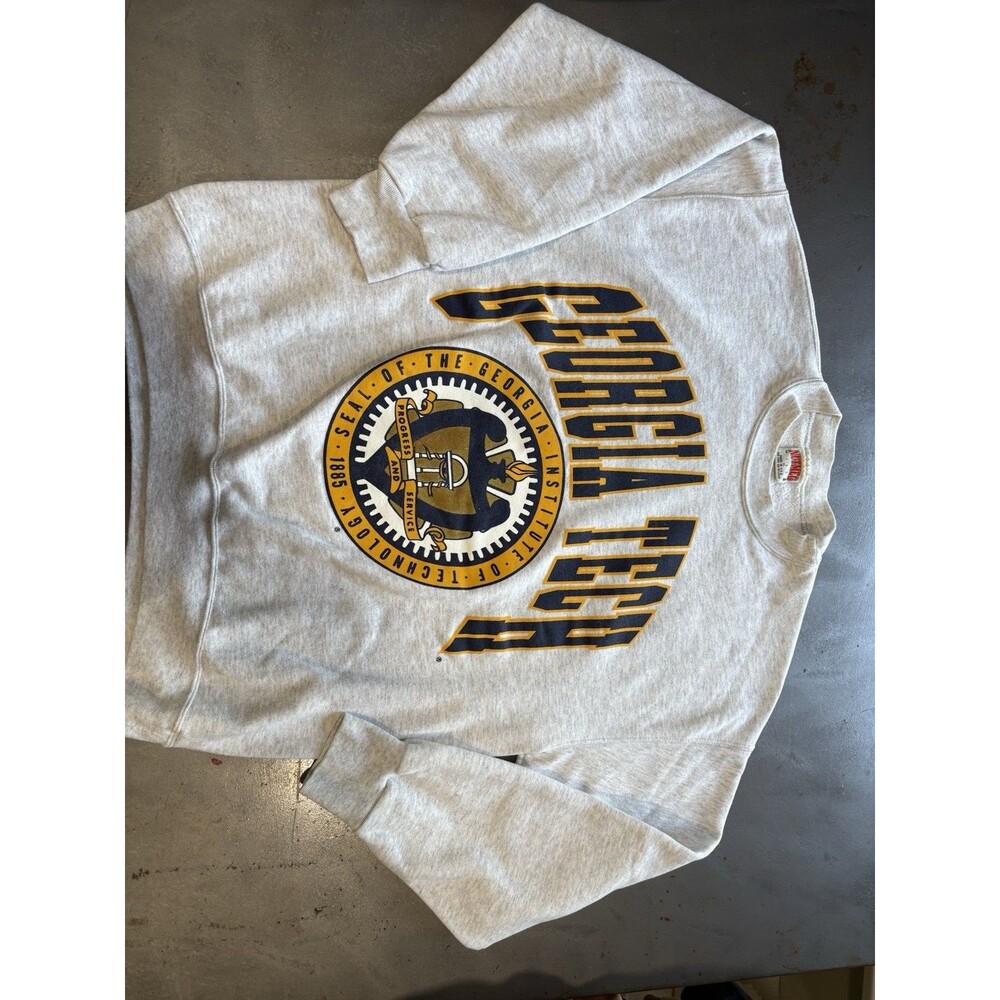 vintage 1990s Nutmeg Mills Georgia Tech crewneck sweatshirt XLarge